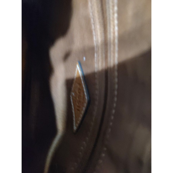 Fossil Vintage Brown Leather Folding Flap Saddle Bag Purse Crossbody - Picture 7 of 10